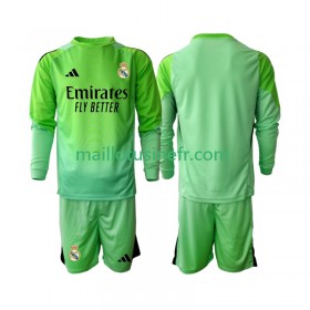 Maillot de Foot Real Madrid Extérieur 2025-26 Manches Longues - Enfant